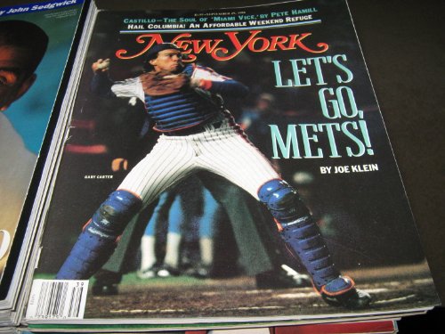 New York Magazine (Let's Go Mets ... Gary Carter, September 29 , 1986)
