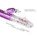 AKStore Adult Products,USB Charge Butterfly Telescopic Rotating Bead Rods 36-Frequency G Spot Vibrator Dildo Clit Stimulator Masturbation Massager Sex Toy for Women