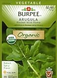 Burpee 65160 Organic Arugula Rocket Wild Roma Seed Packet