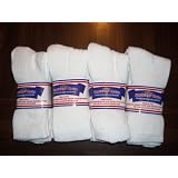 12 Pair Diabetic Socks,mens size 10-13 ,white crew Length,physicians Choice