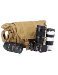 Photography: BESTEK Canvas SLR DSLR digital camera gadget organizer bag - waterproof,multi-compartments,shoulder strap and carry handle BTDB01 - BESTEK GROUP LTD