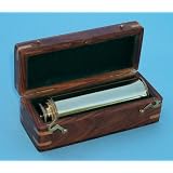PremiumQuality13-inchBrassSpyglassTelescopewithHardwoodStorageandDisplayCase