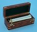 Premium Quality 13-inch Brass Spyglass Telescope with Hardwood Storage and Display Case