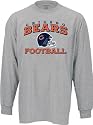 Chicago Bears -Grey- Stacked Helmet Long Sleeve T-Shirt