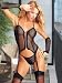 SeXy Fishnet Set Bustier Garters Gloves g-string & Thigh Highs