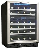 Danby DWC516BLS 51BTL B/I WINECLR DUALZONE W/G, !