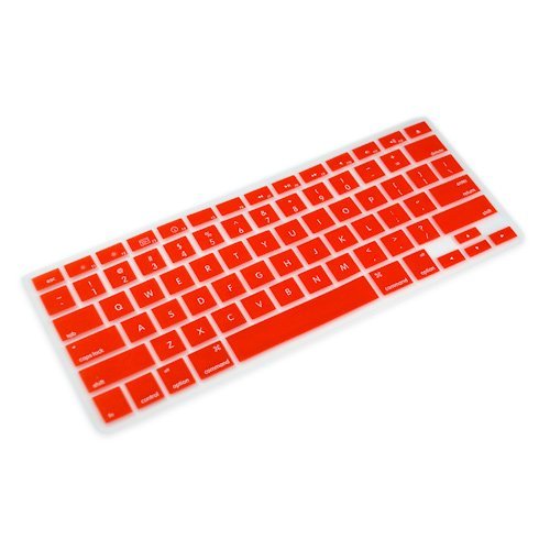 Red Keyboard Skin Compatible with AppleTM Macbook
