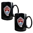 Colorado Rapids Soccer 2pc Black Ceramic Mug Set - Primary Team Logo MAJOR-LEAGUE-SOCCER Soccer