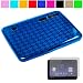 Premium Rubberized Protective TPU Silicone Skin Cover Case for Verizon Wireless New Motorola Xoom Multi-Touch Tablet (Android 3.0 Honey comb Platform) + Clear Screen Protector for Motorola Xoom