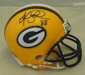 Keith Jackson Autographed Green Bay Packers Riddell mini helmet