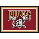 MLB Spirit Pittsburgh Pirates Baseball Rug Size: 5' 4"x7' 8"