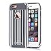 iPhone 6S Plus Case, BENTOBEN Ultra Slim Stripe Design Hard Shell Soft TPU Designer Dual Layer Shockproof Protective Fashion Case Cover for iPhone 6S Plus/iPhone 6 Plus (5.5 Inch), Black