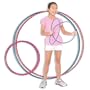 Marlon Creations Hip Hoops Set