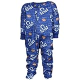 Gerber Indianapolis Colts Infant Royal Blue Touchdown Fleece Blanket Footed Sleeper (6 Months)