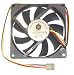 OK Gear 80x80x15mm 12v 3pin Fan