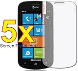 5x Samsung Focus SGH-i916 Windows 7 Smart Phone Premium Clear LCD Screen Pr ....