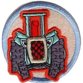 Bob the Builder Cartoon Patch - 2.75" Travis Tractor