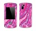 Warp Pink Design Decal Protective Skin Sticker for LG Shine