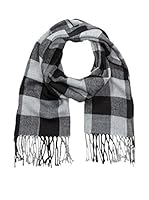 Tom Tailor Denim Bufanda (Negro / Blanco / Gris)