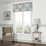 Vue Signature Arden Luxury Window Valance, 50 by 18", Smokey Blue