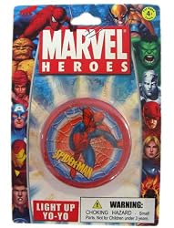 Marvel Spiderman Light Up Yo Yo (asstd color and design)