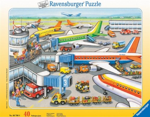 Childrens Toyshop  Spielwaren : Kleiner Flugplatz, 40 Teile Rahmenpuzzle