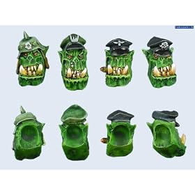 Conversion Lab: Orc Captains Heads Set #1 from Conversion Kits