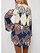 PAKULA® Women's Deep V Neck Casual Romper Bohemian Style Short Jumpsuit