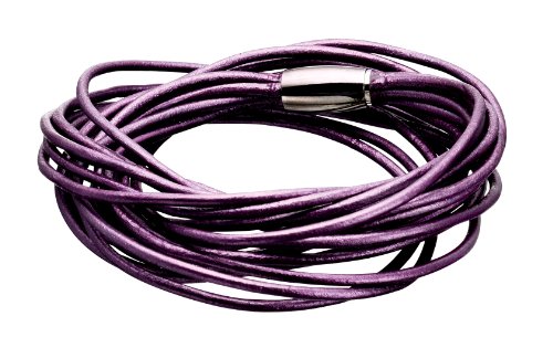 Story Damen-Armband Leder Lila 3Rk 1004853-57 Preisvergleich
