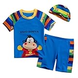 KSWIM-F1388# 男児　スイムキャップ　水着セット　海水　パンツ 子供用水着・子供水着・子供 水着・キッズ 水着・ミズギ・みずぎ・男児・BABY ...