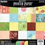 DMD Designer Printed Scrapbook Paper, 100-Count Package