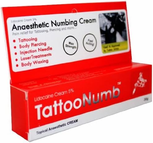 30g TATTOONUMB Anesthetic Skin Numbing Cream Numb Tattoo Laser Piercing Waxing FAST SHIPPING