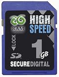 RAM Components 1 GB HighSpeed Secure Digital Speicherkarte (High Speed SD Card) f�r TomTom ONE 2ND edition - 