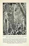 1929 Print Ancient Bas Relief Sculpture King Naram Sin Akkad Mesopotamia Pygmy - Original Halftone Print