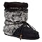 Women's Coral Bootie Slippers - Black