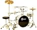 White Drum Set for Sale with Cymbals Hardware and Stool New Gammon 5-Piece Kit Full Size