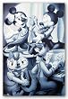 Mickey and Friends: Nightclub Black and White by Walt Disney 36"x24" Art Print Poster Disney