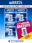 Brita 133, Confezione da 3+1 filtri,...