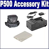 Nikon Coolpix P500 Digital Camera Accessory Kit includes: SDENEL5 Battery,  ....
