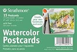 Strathmore Blank Watercolor Postcards pad of 15