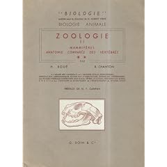 Zoologie 2 mammif�res anatomie compar�e des vertebres zoogeographie