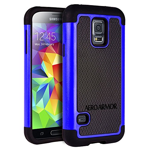 AERO ARMOR Protective Case Samsung Galaxy S5 Mini - Blue