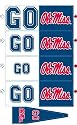 Mississippi Rebels Animated 3-D Auto Spin-Flags