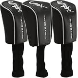 MLB Chicago White Sox 3-Pack Golf Club Headcovers - Black