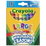 Crayola Washable Crayons 16-pk.