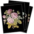 French Needlework - Box Set of 12 Assorted Greeting Cards and Patterned Envelopes