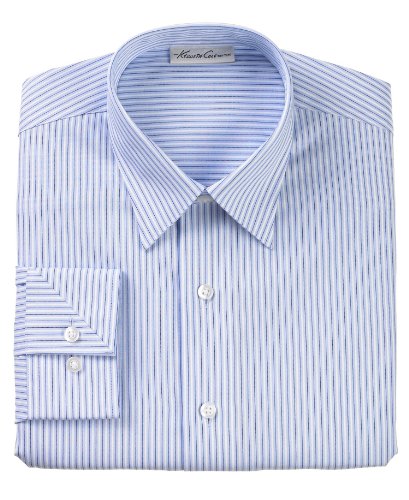 Kenneth Cole New York Dress Shirt, Blue Stripe