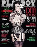 2002 Dita Von Teese Playboy magazine