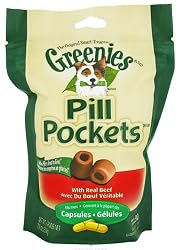 Greenies Pill Pockets, Beef, 7.9 oz, for Capsules