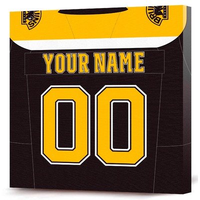 NHL Boston Bruins Jersey Custom Premium Canvas Size: 12